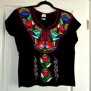 Mexican Embroidered Top
